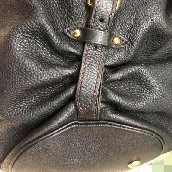 💎 HUGE XXL 💎 RARE GORGEOUS MAHINA LEATHER LOUIS VUITTON HOBO - Picture 8 of 15